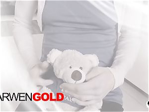 HER restrain - hardcore anal invasion with Russian stunner Arwen Gold