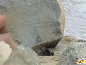 fledgling Beach killer thong swimsuit teenager - voyeur video